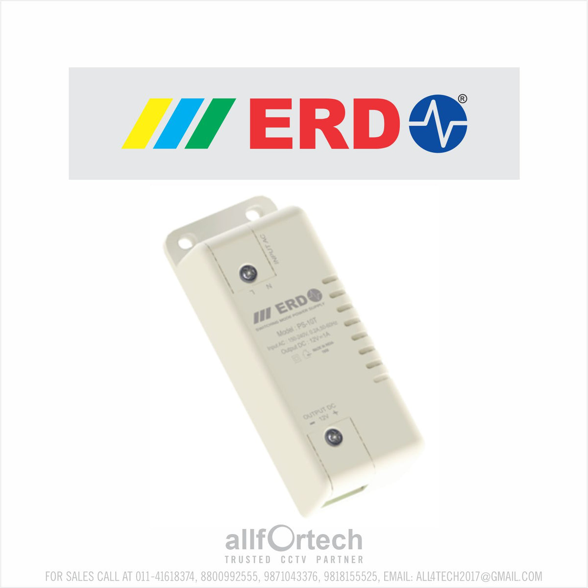 Erd 8 channel sales power supply price